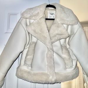 Abercrombie & Fitch Women's Cream Jacket